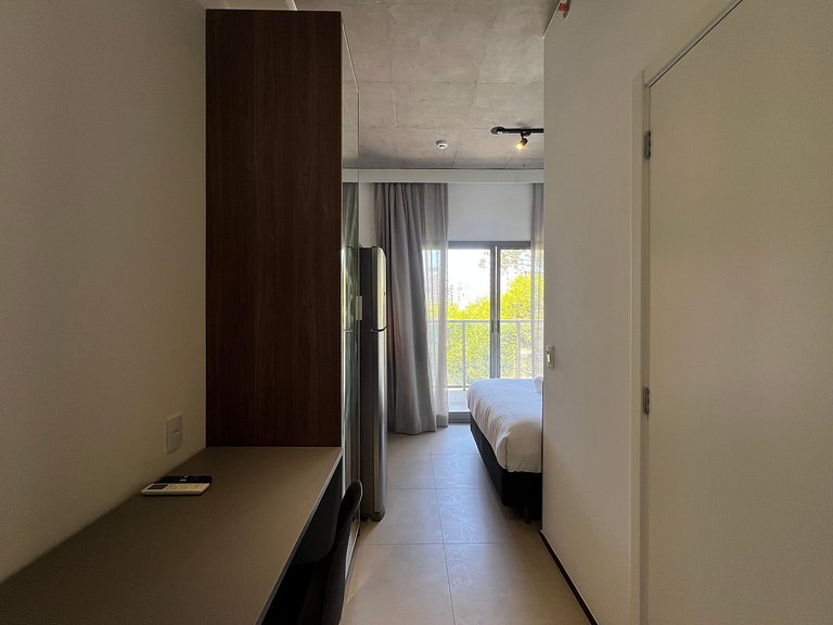 Espaçoso Studio Metro Paraiso Vista Incrivel