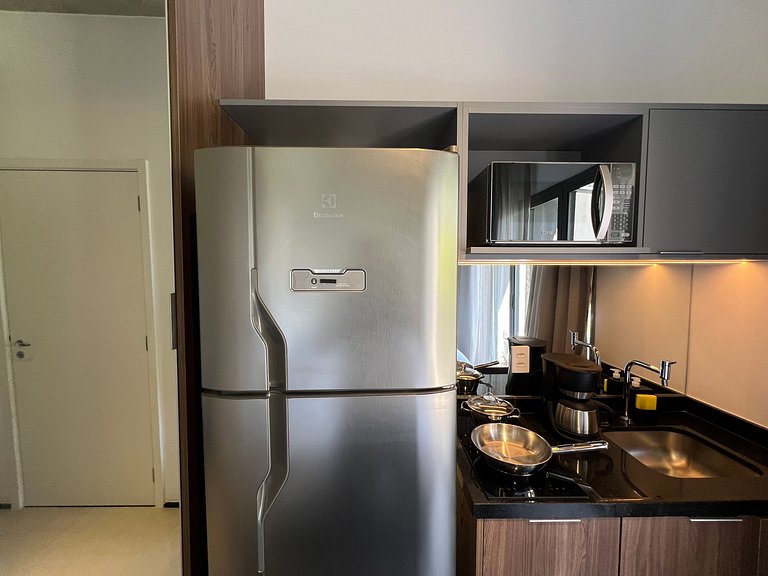 Espaçoso Studio Metro Paraiso Vista Incrivel