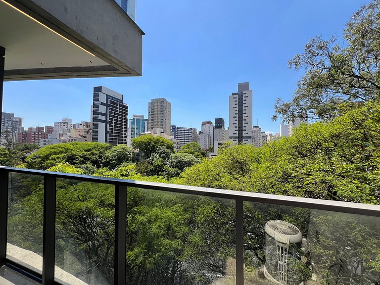 Espaçoso Studio Metro Paraiso Vista Incrivel