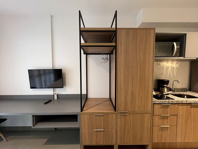 Aconchegante Studio Moema com AC/WF