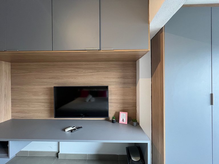 Maravilhoso Studio Moema com AC/WF