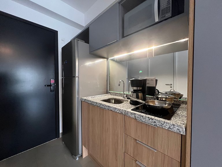 Maravilhoso Studio Moema com AC/WF