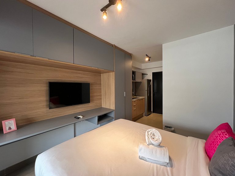 Maravilhoso Studio Moema com AC/WF