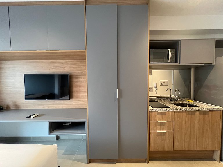 Maravilhoso Studio Moema com AC/WF