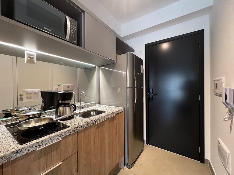 Maravilhoso Studio Moema com AC/WF