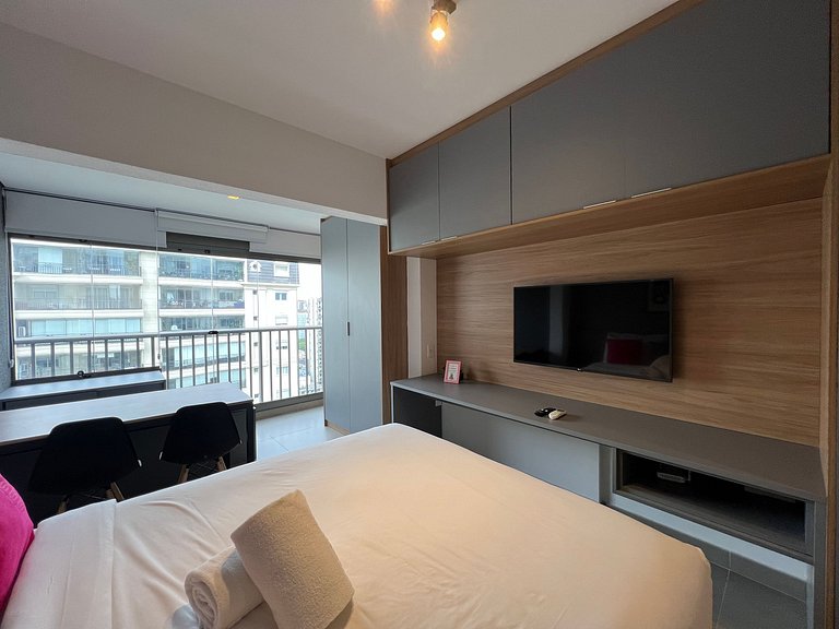 Maravilhoso Studio Moema com AC/WF