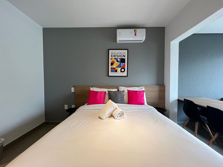 Maravilhoso Studio Moema com AC/WF