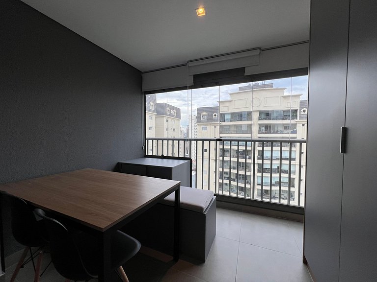 Maravilhoso Studio Moema com AC/WF