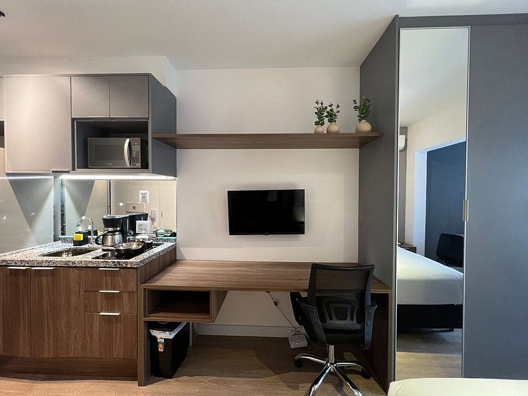 Maravilhoso Studio Moema com AC/WF