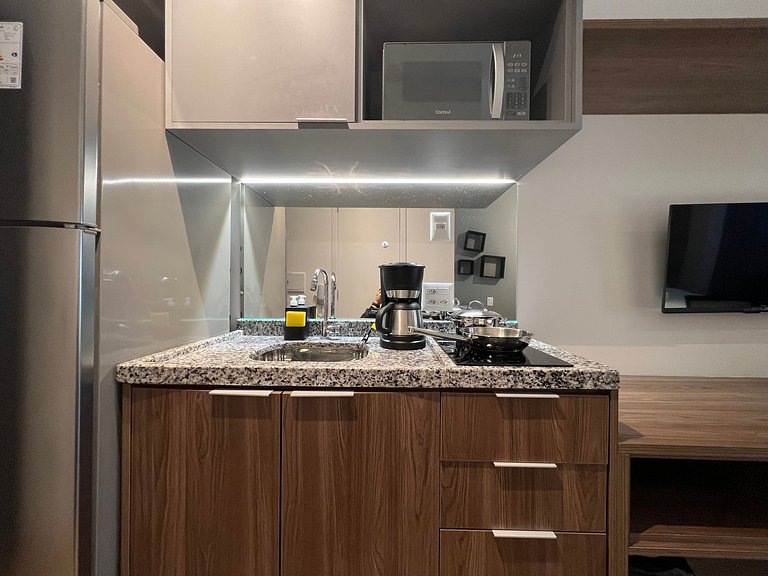 Maravilhoso Studio Moema com AC/WF