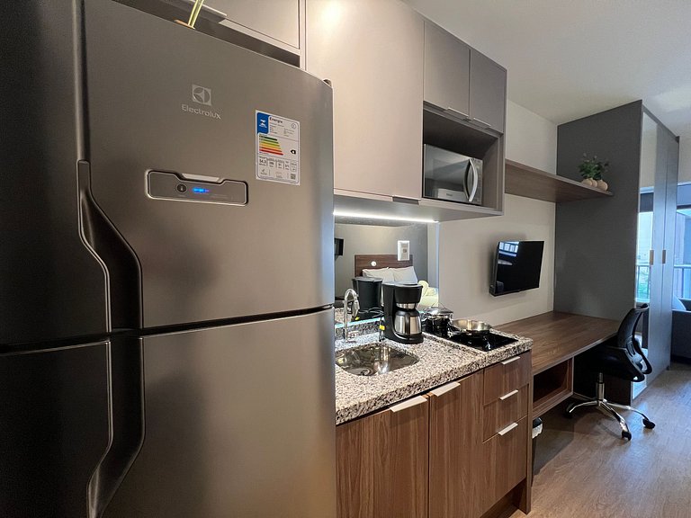 Maravilhoso Studio Moema com AC/WF