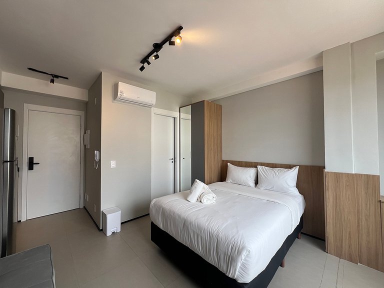 Espaçoso Studio Metro Vl Mariana com Ac/Wf