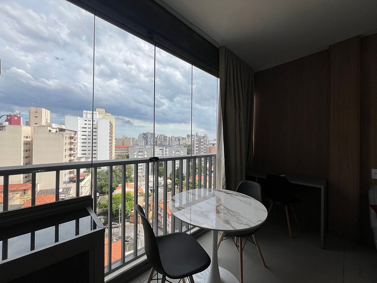 Espaçoso Studio Metro Vl Mariana com Ac/Wf