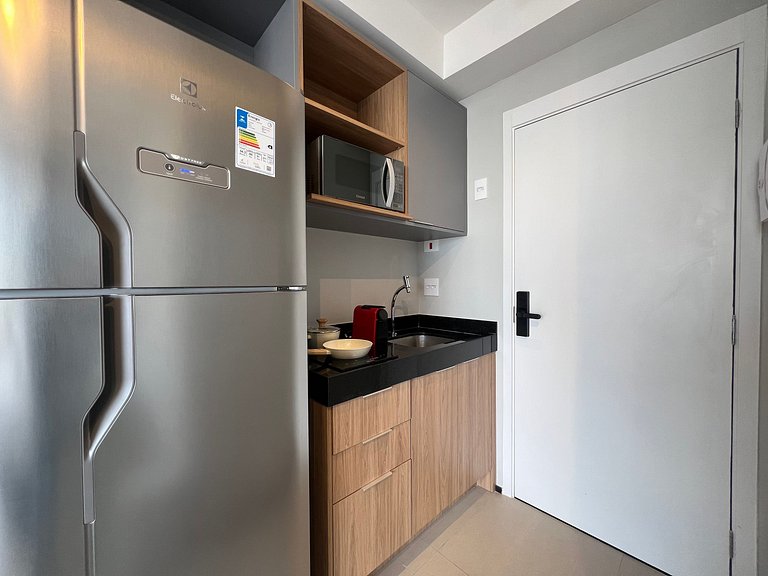 Espaçoso Studio Metro Vl Mariana com Ac/Wf