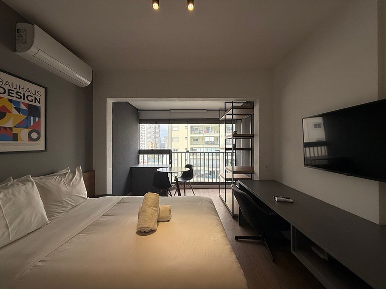 Maravilhoso Studio Moema com AC/WF