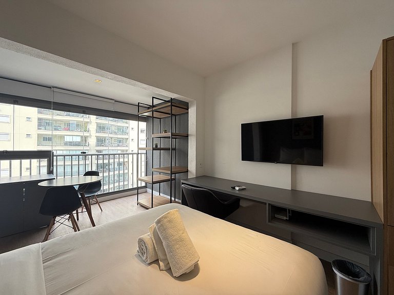 Maravilhoso Studio Moema com AC/WF