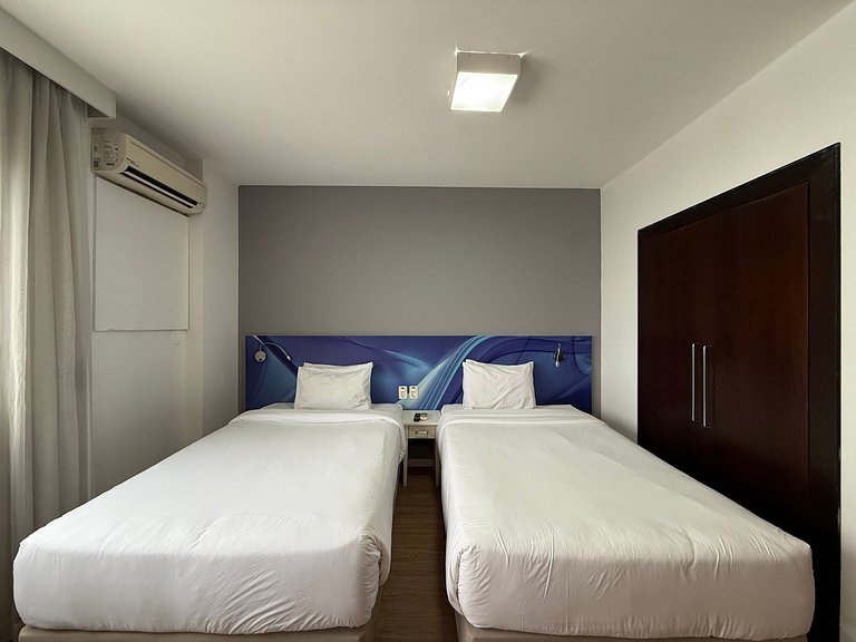 Confortável Flat em Alphaville AC/WF Al Mamore