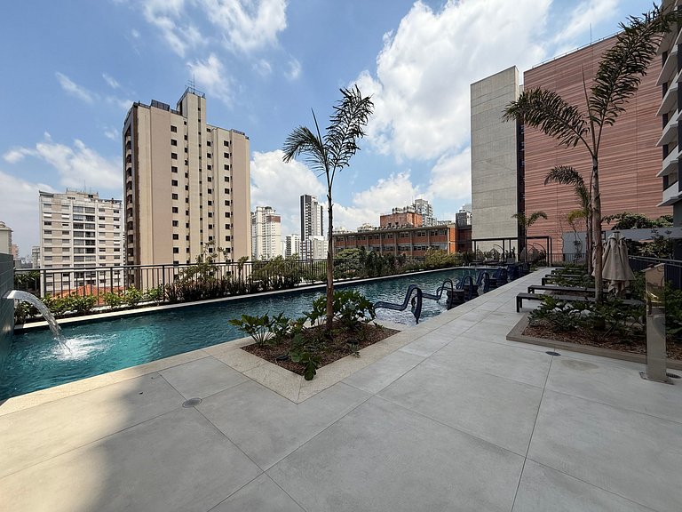 Lindo Studio Paraiso • Paulista • Ibirapuera • AC