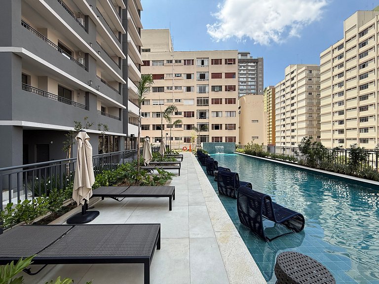 Lindo Studio Paraiso • Paulista • Ibirapuera • AC