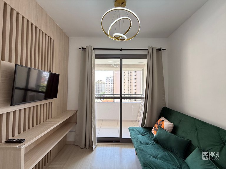 Charmoso Studio Paraiso 23 Maio com Ar/Wifi