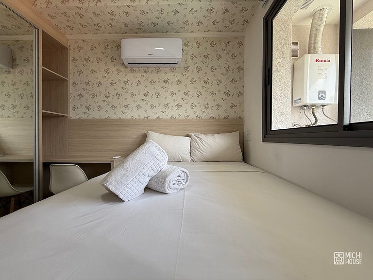 Charmoso Studio Paraiso 23 Maio com Ar/Wifi