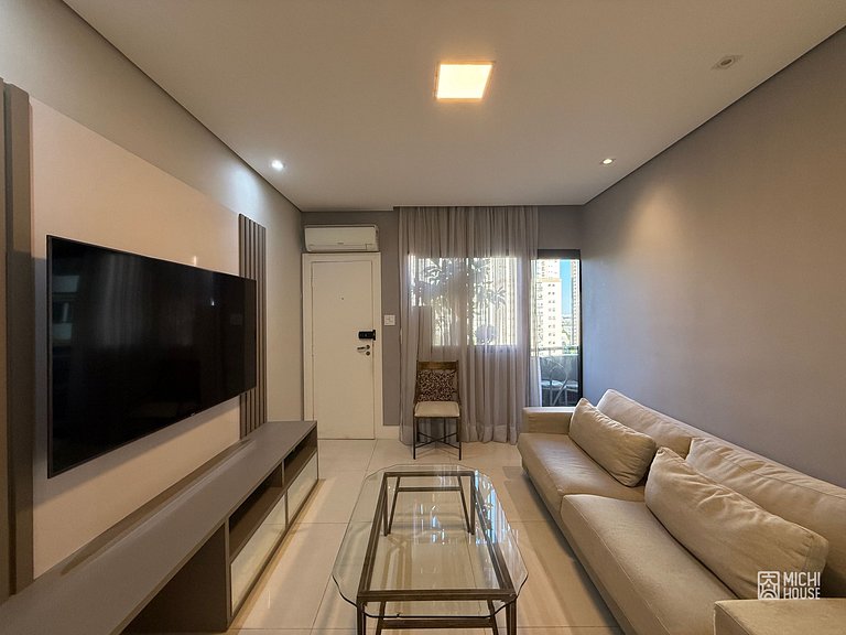 Apartamento Moderno • Alphaville • 1 Quarto • Ar