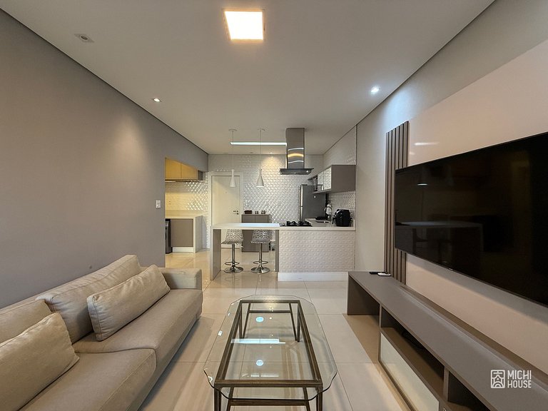 Apartamento Moderno • Alphaville • 1 Quarto • Ar