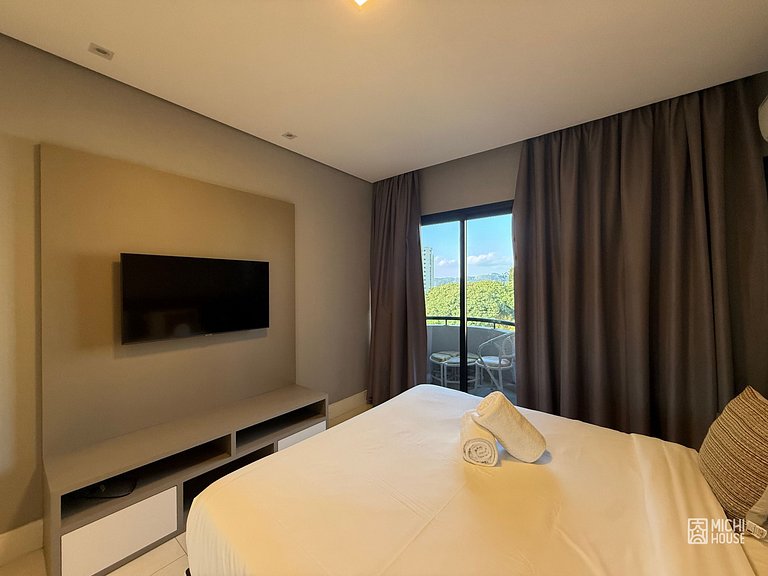 Apartamento Moderno • Alphaville • 1 Quarto • Ar