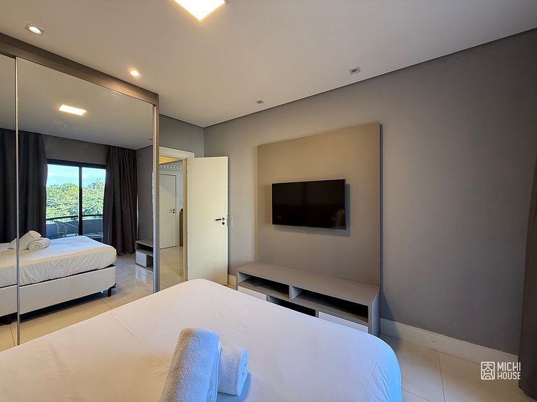 Apartamento Moderno • Alphaville • 1 Quarto • Ar