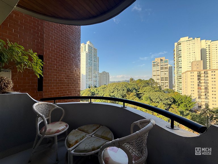 Apartamento Moderno • Alphaville • 1 Quarto • Ar