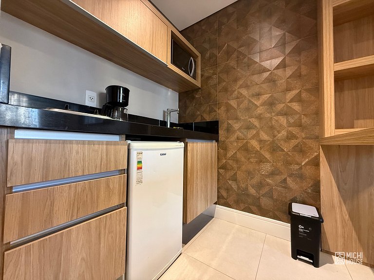 Moderno Flat Executivo • Alphaville • Ar • Wifi
