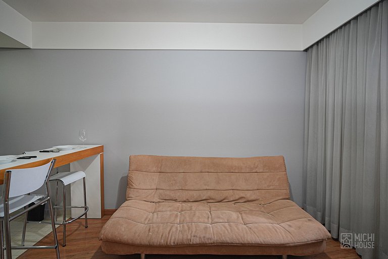 Moderno Flat Executivo • Alphaville • Ar • Wifi