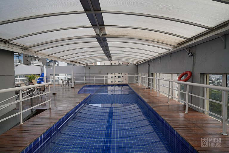 Flat Executivo • Al Mamoré • Lazer Completo • Ar • Wifi