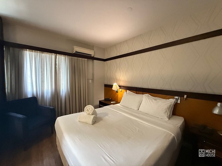 Apartamento Executivo em Alphaville • Praticidade