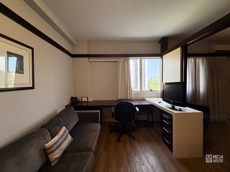 Apartamento Executivo em Alphaville • Praticidade
