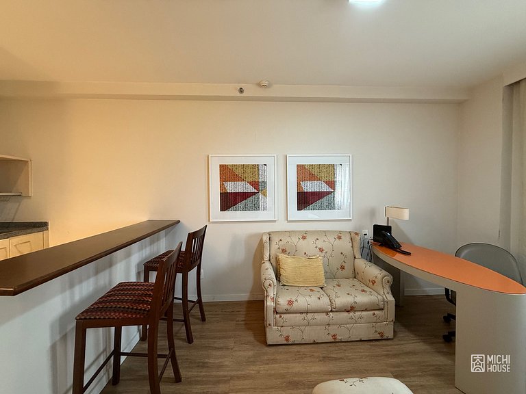 Flat Exclusivo em Alphaville • Centro • Ar • Wifi