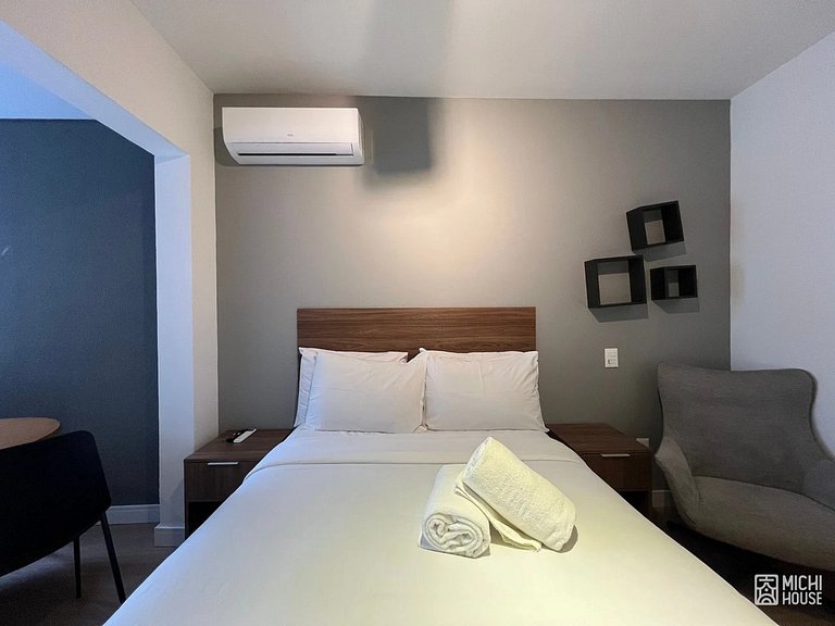 Maravilhoso Studio Moema com Ar/Wifi Pq Ibirapuera