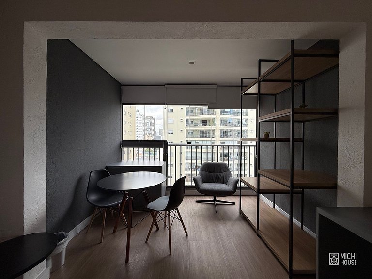 Maravilhoso Studio Moema Av Ibirapuera com Ac/Wifi