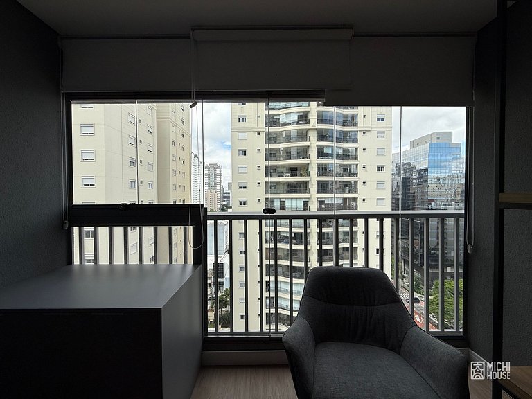Maravilhoso Studio Moema Av Ibirapuera com Ac/Wifi