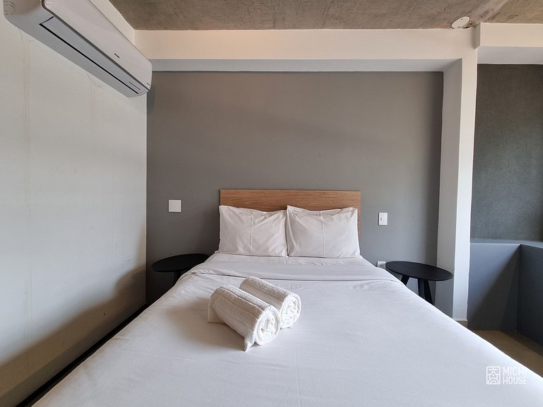Estiloso Studio Jardins/Rebouças/HC com Ar/Wifi