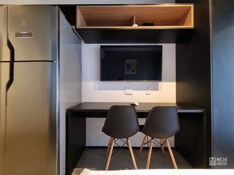 Maravilhoso Studio Jardins/Rebouças/HC com Ar/Wifi