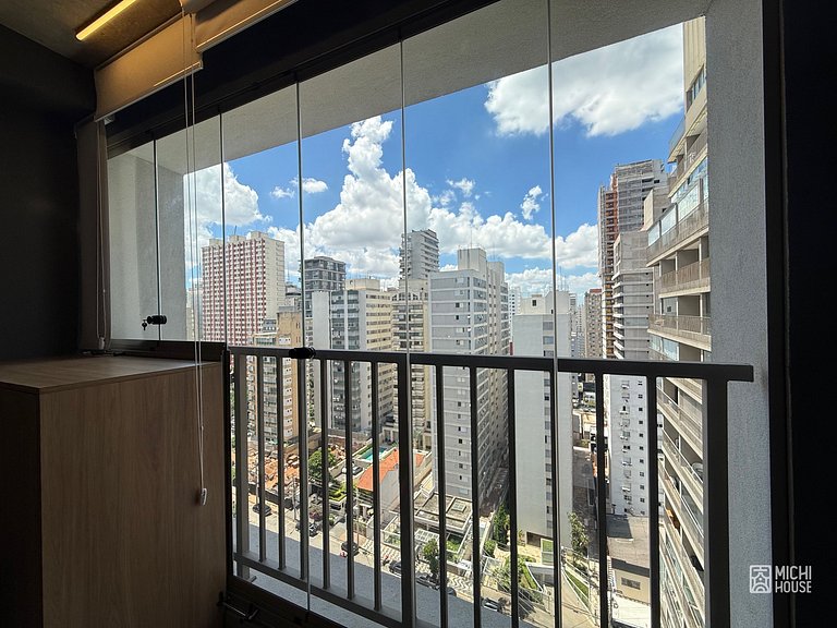 Descolado Studio Jardins/Rebouças/HC com Ar/Wifi