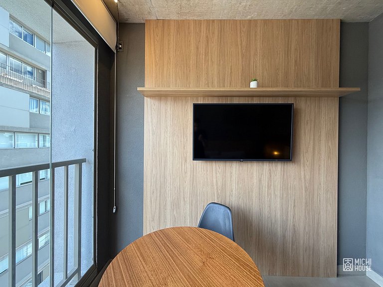 Descolado Studio Jardins/Rebouças/HC com Ar/Wifi