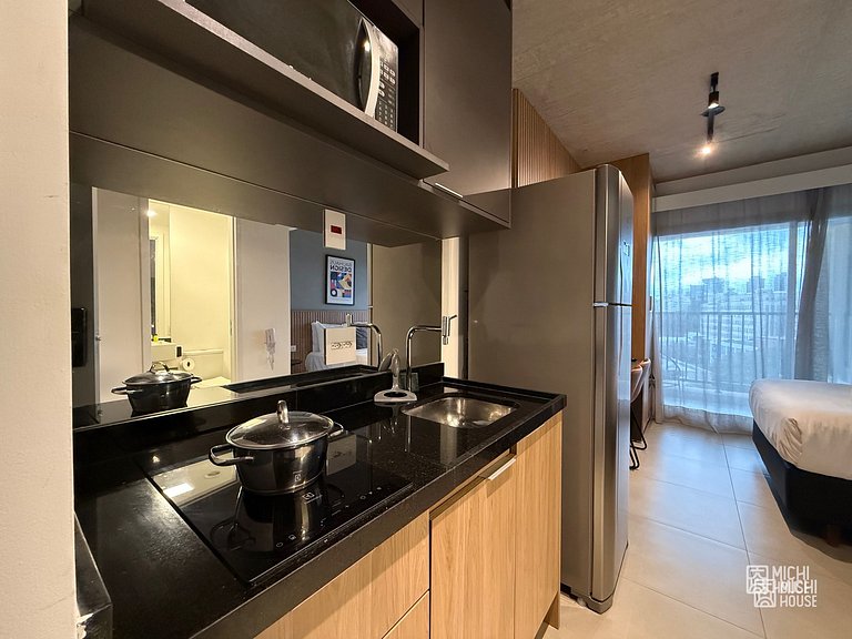Perfeito Studio Metro Oscar Freire/HC com Wifi/Ar