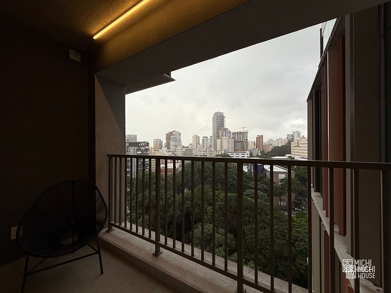 Perfeito Studio Metro Oscar Freire/HC com Wifi/Ar