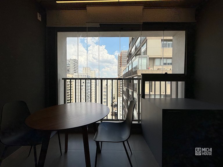 Incrivel Studio Metro Oscar Freire/HC com Wifi/Ar