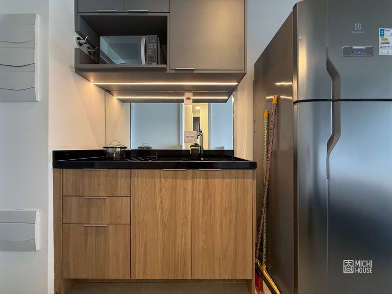 Incrivel Studio Metro Oscar Freire/HC com Wifi/Ar