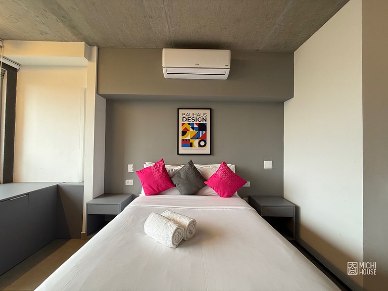 Perfeito Studio Metro Oscar Freire/HC com Wifi/Ar