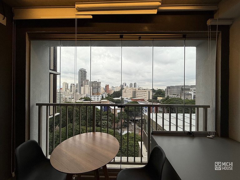 Perfeito Studio Metro Oscar Freire/HC com Wifi/Ar