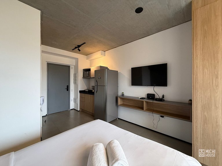 Perfeito Studio Metro Oscar Freire/HC com Wifi/Ar